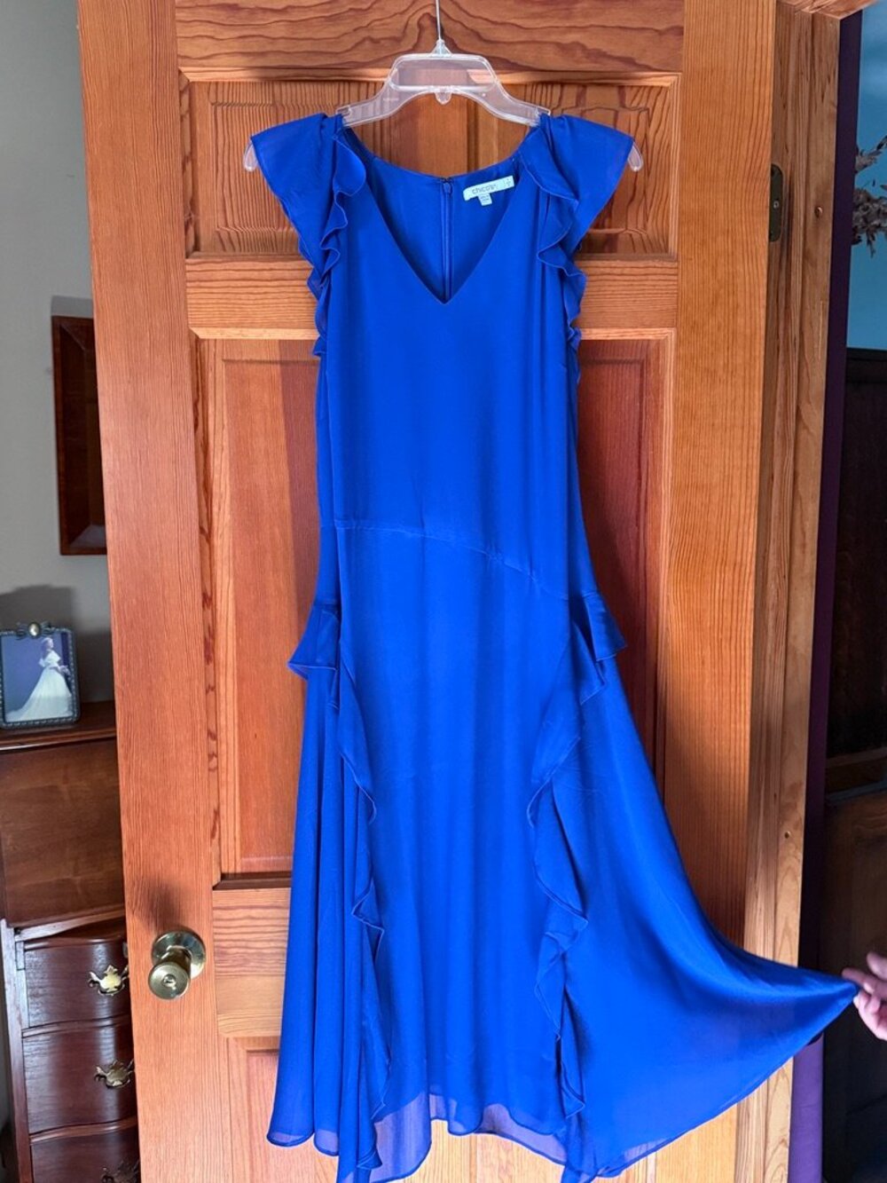 Chicos Blue Cocktail Dress (Size 8) NWOT